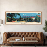 Pietermaritzburg, South Africa Panoramic Canvas Print, Pietermaritzburg, South Africa Painting, South Africa Art, Pietermaritzburg Travel Poster, Travel Art, Guest Room Painting