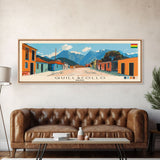 Quillacollo, Bolivia Panoramic Canvas Print, Quillacollo, Bolivia Painting, Bolivia Art, Quillacollo Travel Poster, Travel Art, Guest Room Painting