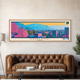 Rawalpindi, Pakistan Panoramic Canvas Print, Rawalpindi, Pakistan Painting, Pakistan Art, Rawalpindi Travel Poster, Travel Art, Vacation Gift