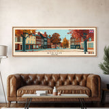 Ripon, England Panoramic Canvas Print, Ripon, England Painting, England Art, Ripon Travel Poster, Travel Art, Vacation Gift