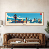 Sale, Morocco Panoramic Canvas Print, Sale, Morocco Painting, Morocco Art, Sale Travel Poster, Travel Art, Vacation Gift