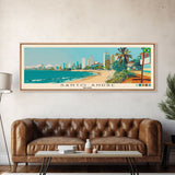 Santo Andre, Brazil Panoramic Canvas Print, Santo Andre, Brazil Painting, Brazil Art, Santo Andre Travel Poster, Travel Art, Living Room Painting