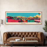 Soweto, South Africa Panoramic Canvas Print, Soweto, South Africa Painting, South Africa Art, Soweto Travel Poster, Travel Art, Vacation Gift