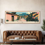 Tarapoto, Peru Panoramic Canvas Print, Tarapoto, Peru Painting, Peru Art, Tarapoto Travel Poster, Travel Art, Vacation Gift