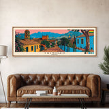 Trinidad, Bolivia Panoramic Canvas Print, Trinidad, Bolivia Painting, Bolivia Art, Trinidad Travel Poster, Travel Art, Vacation Gift