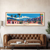 Viacha, Bolivia Panoramic Canvas Print, Viacha, Bolivia Painting, Bolivia Art, Viacha Travel Poster, Travel Art, Vacation Gift