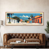 Villavicencio, Colombia Panoramic Canvas Print, Villavicencio, Colombia Painting, Colombia Art, Villavicencio Travel Poster, Travel Art, Guest Room Painting