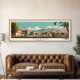 Welkom, South Africa Panoramic Canvas Print, Welkom, South Africa Painting, South Africa Art, Welkom Travel Poster, Travel Art, Guest Room Painting