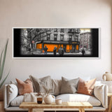 Closed Down Store Canvas Print, Buildings,Street Art, Fall, Autumn, Urban Art, Large Urban Art Print, Panoramic, Wall Art, Canvas Print