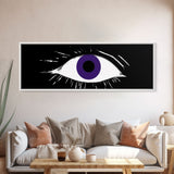 Eye Art Print, Big Eye Art, Canvas Print, Eye Canvas Art, Eye Art Original, Framed Art Print, Wall Decor, Panoramic, Wall Art, Canvas Print