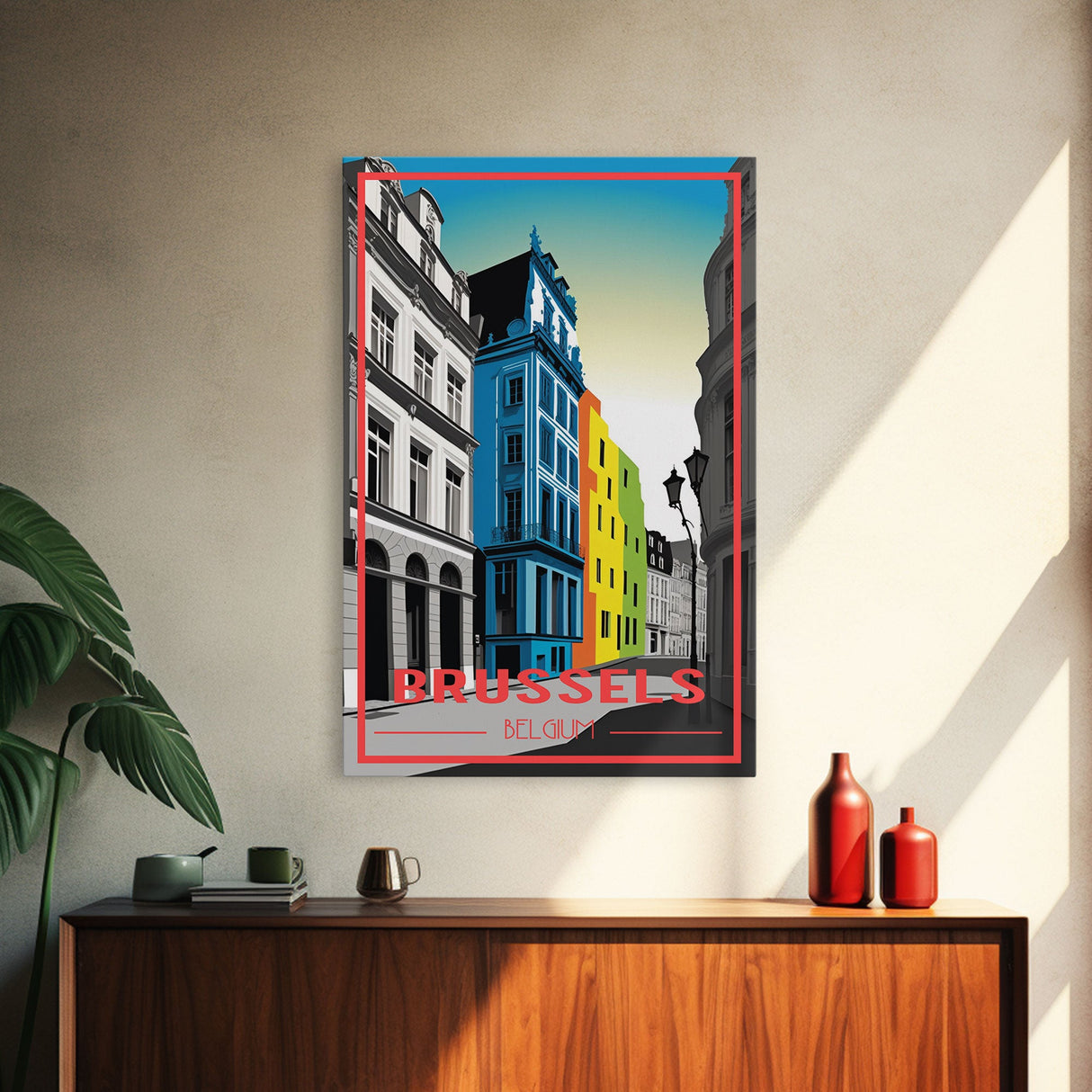 Belgium, Brussels, European Wall Art, City Wall Art, Travel Wall Print, Travel Poster, Travel Artwork, Travel Wall Art, Canvas Wall Print