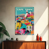 Cape Town, South Africa Wall Art, Africa Travel Poster, Travel Wall Print, Travel Poster, Travel Wall Art, Canvas Wall Print