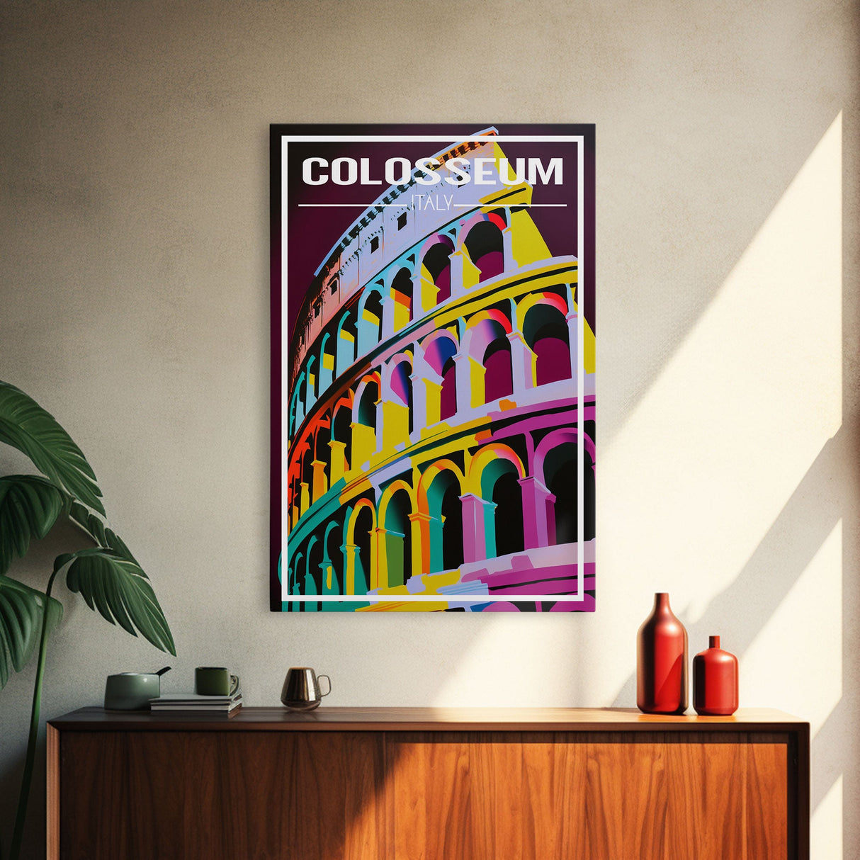 Colosseum, Rome Wall Art, Italy Travel Poster, Europe Wall Art, Travel Wall Print, Travel Poster, Travel Wall Art, Canvas Wall Print