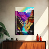 Grand Canyon Poster, America Wall Art, Arizona Wall Print, Travel Wall Print, Travel Poster, Travel Wall Art, Canvas Wall Print