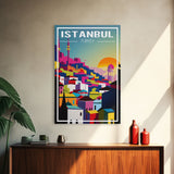 Instanbul Wall Art, Turkey Poster, Eurasia Wall Art, Travel Wall Print, Travel Poster, Travel Wall Art, Canvas Wall Print