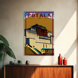 Potala Palace Wall Art, China Poster, Tibet Wall Print, Asia Wall Art, Travel Wall Print, Travel Poster, Travel Wall Art, Canvas Wall Print