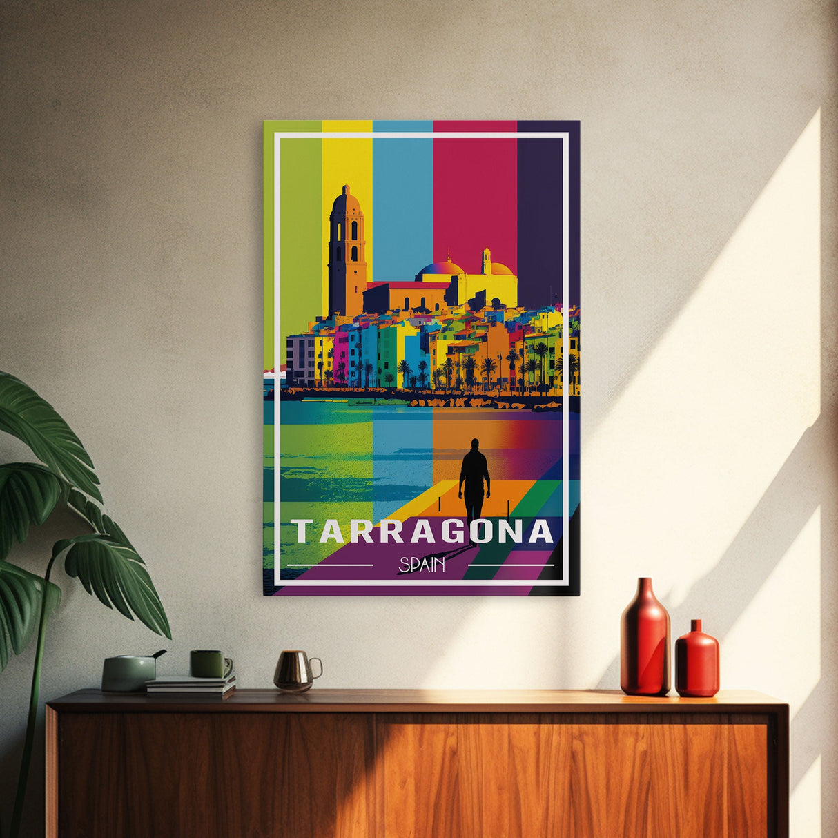 Tarragona Wall Art, Spain Poster, Catalonia Wall Art, Europe Art Print, Travel Wall Print, Travel Poster, Travel Wall Art, Canvas Wall Print