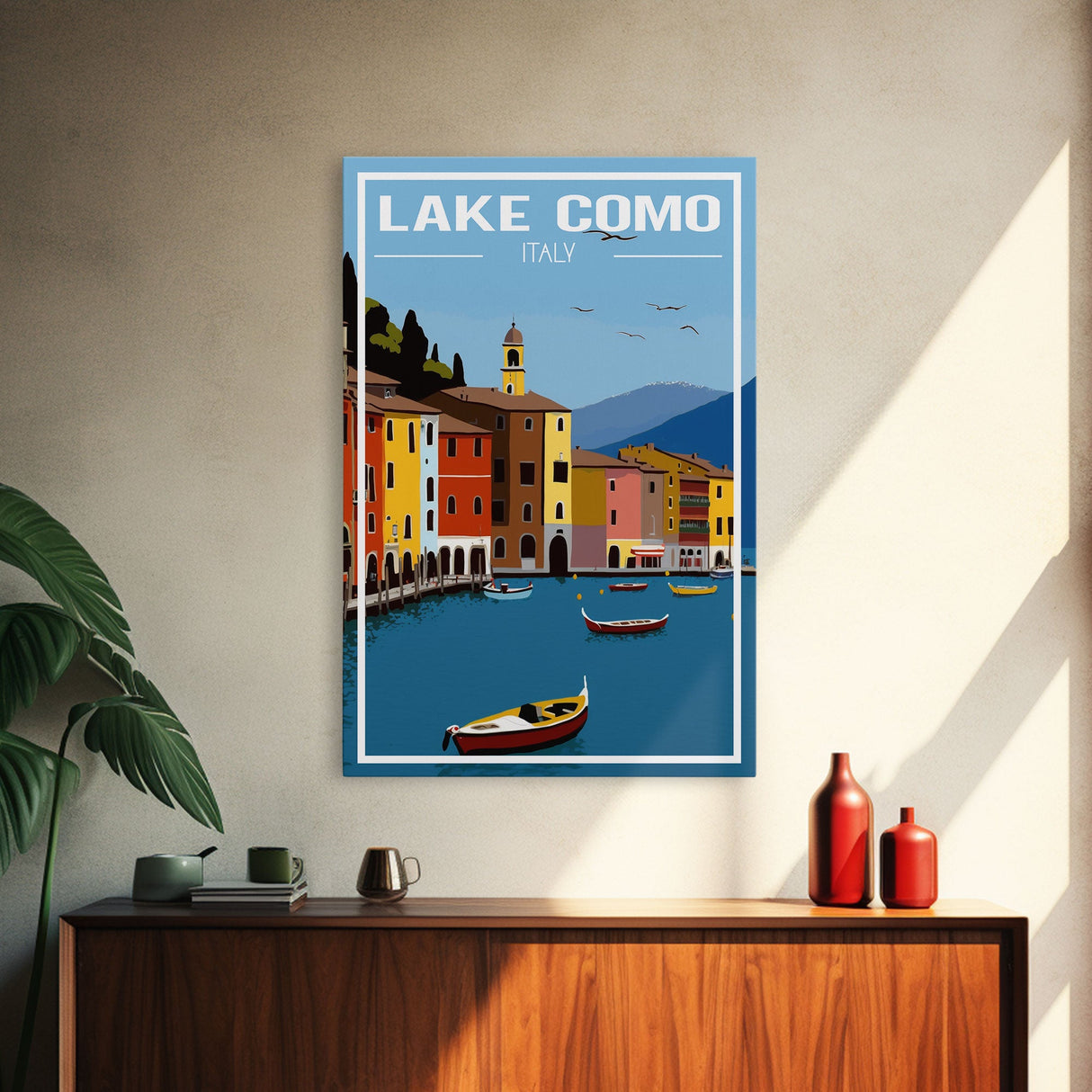 Lake Como Wall Print, Italy Wall Art, Europe Poster, Italy Poster, Travel Wall Print, Travel Poster, Travel Wall Art, Canvas Wall Print