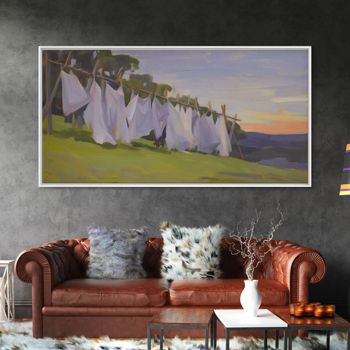 Laundry Wall Art, Farmhouse Laundry Wall Decor, Laundry Room Art, Panoramic Wall Decor, Canvas Print, Wall Art, Framed Canvas Art