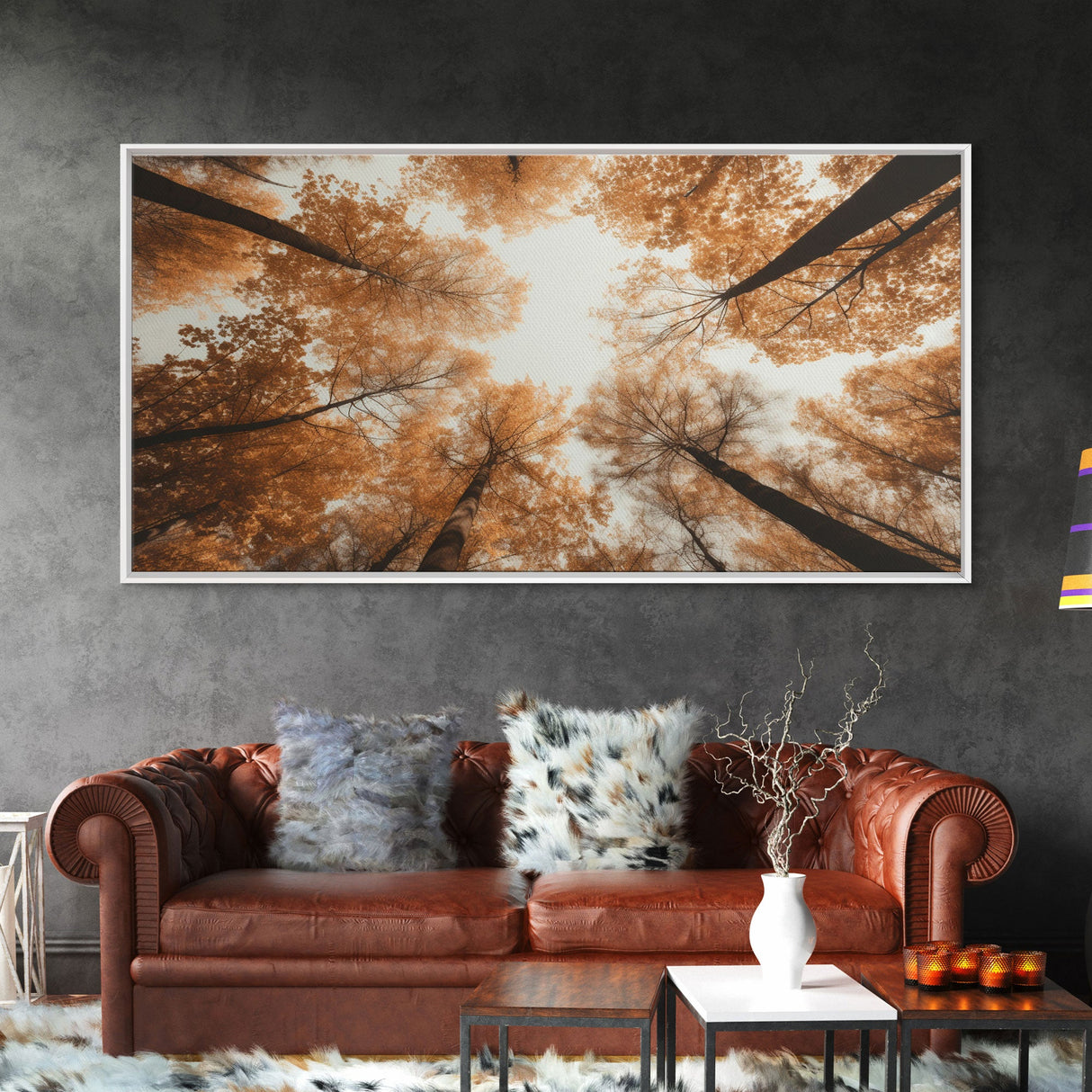 Forest Art, Trees Wall Art, Fall Art Print, Panoramic Art, Wall Art, Canvas Art, Landscape Art, Wall Art Prints, Entryway Prints, RV Decor