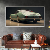 Classic Car Wall Art, Car Art, Automotive Art, Panoramic Art, Wall Art, Canvas Art, Landscape Art, Landscape Print, Gift For Car Lovers