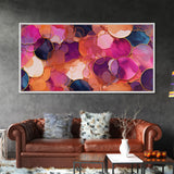 Colorful Print, Vibrant Abstract Wall Art, Panoramic Art, Wall Art, Canvas Art, Landscape Art, Living Room Prints, Retirement Gifts, Prints