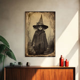 Witch Wall Decor, Dark Fantasy, Halloween Wall Art, Horror Decor, Spooky Art, Canvas Print, Wall Art, Vertical Print, Home Decor, Wall Decor