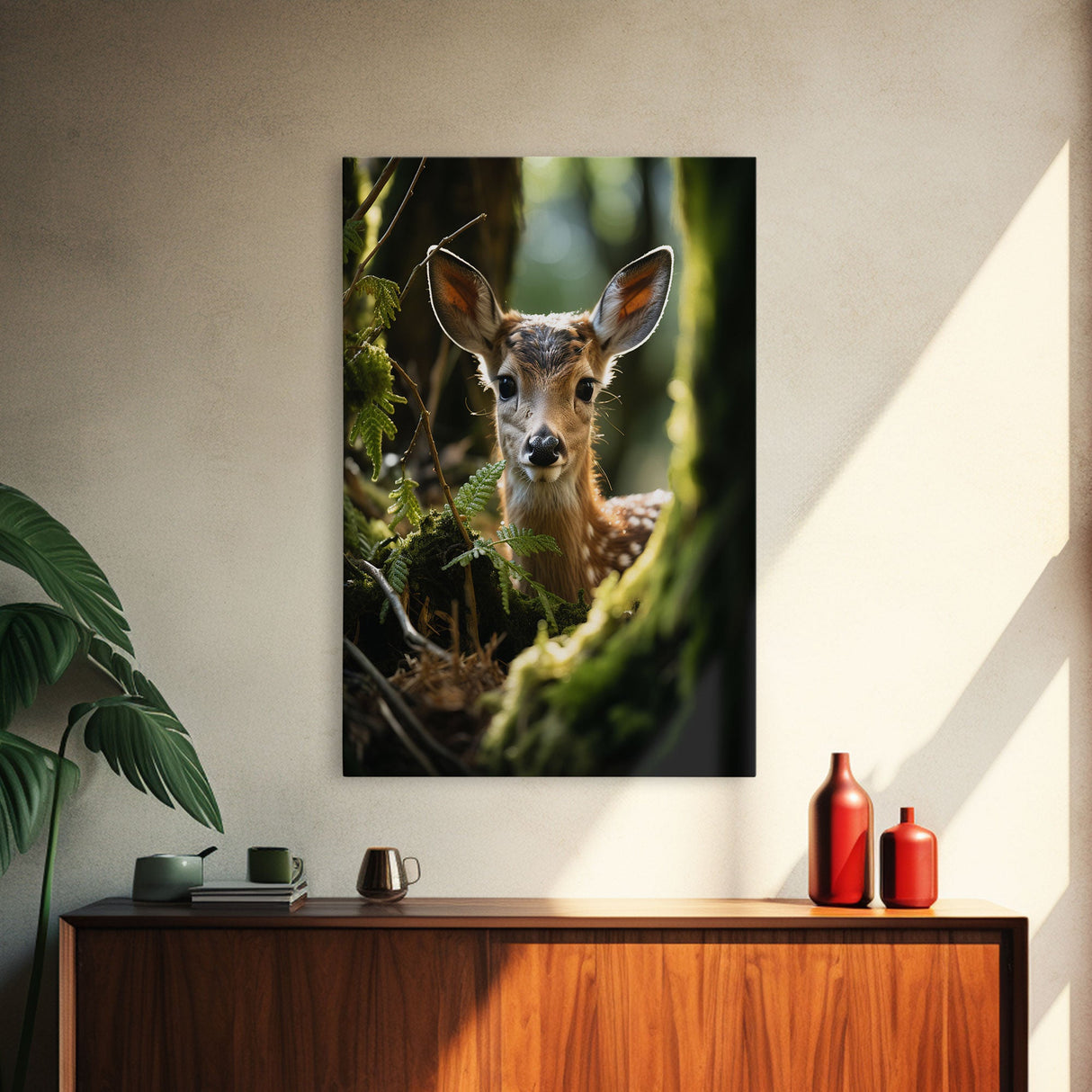 Deer Wall Art, Animal Wall Art, Wildlife Art, Canvas Print, Wall Art, Vertical Art, Country Home Decor, New Home Gift Ideas, RV Wall Decor