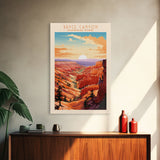 Bryce Canyon National Park Travel Poster Print, Canvas Print Wall Art, Utah Travel Art, Midcentury Modern Travel Decor