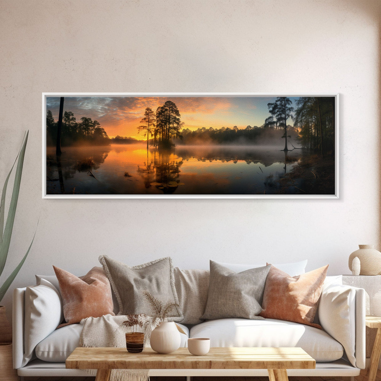 Panoramic of Congaree National Park, Extra Large Wall Art, Panoramic Wall Art, Panoramic Print, Landscape Photography, Landscape Print