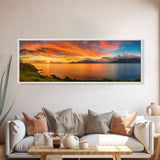 Panoramic of Costa Rica At Sunset, Extra Large Wall Art, Panoramic Wall Art, Panoramic Print, Landscape Photography, Landscape Print