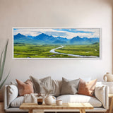 Panoramic of Denali National Park, Extra Large Wall Art, Panoramic Wall Art, Panoramic Print, Landscape Photography, Landscape Print