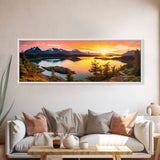 Panoramic of Glacier Bay National Park , Extra Large Wall Art, Panoramic Wall Art, Panoramic Landscape Print, Landscape Photography