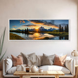 Panoramic of Grand Teton National Park, Extra Large Wall Art, Panoramic Wall Art, Panoramic Landscape Print, Landscape Photography