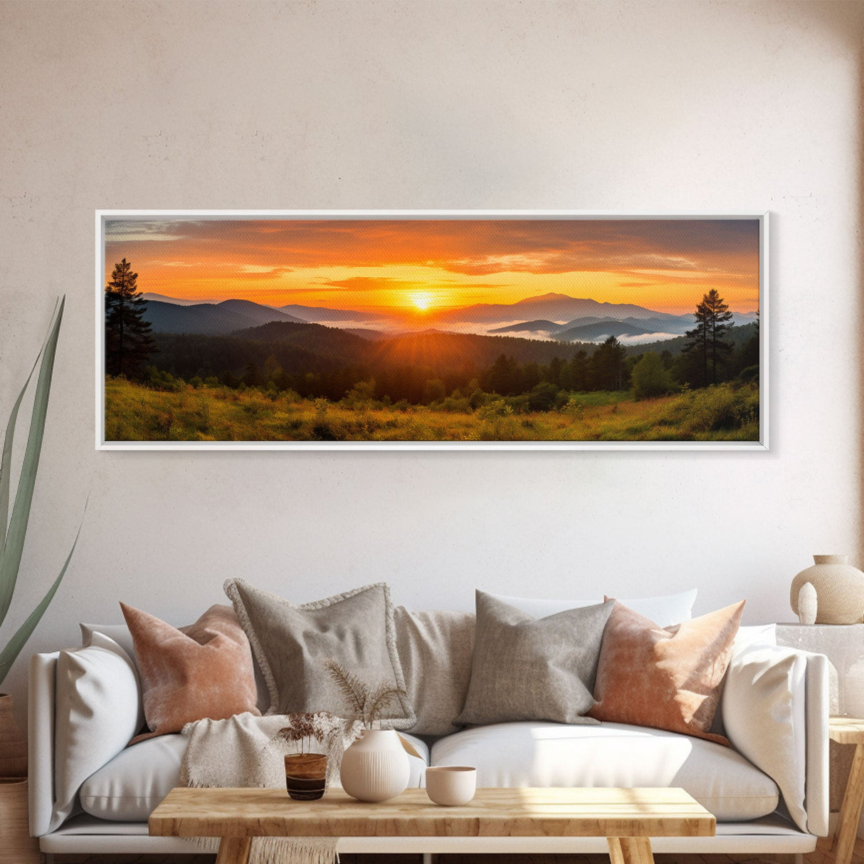 Panoramic of Great Smoky Mountains National Park, Extra Large Wall Art, Panoramic Wall Art, Panoramic Print, Landscape Photography Landscape