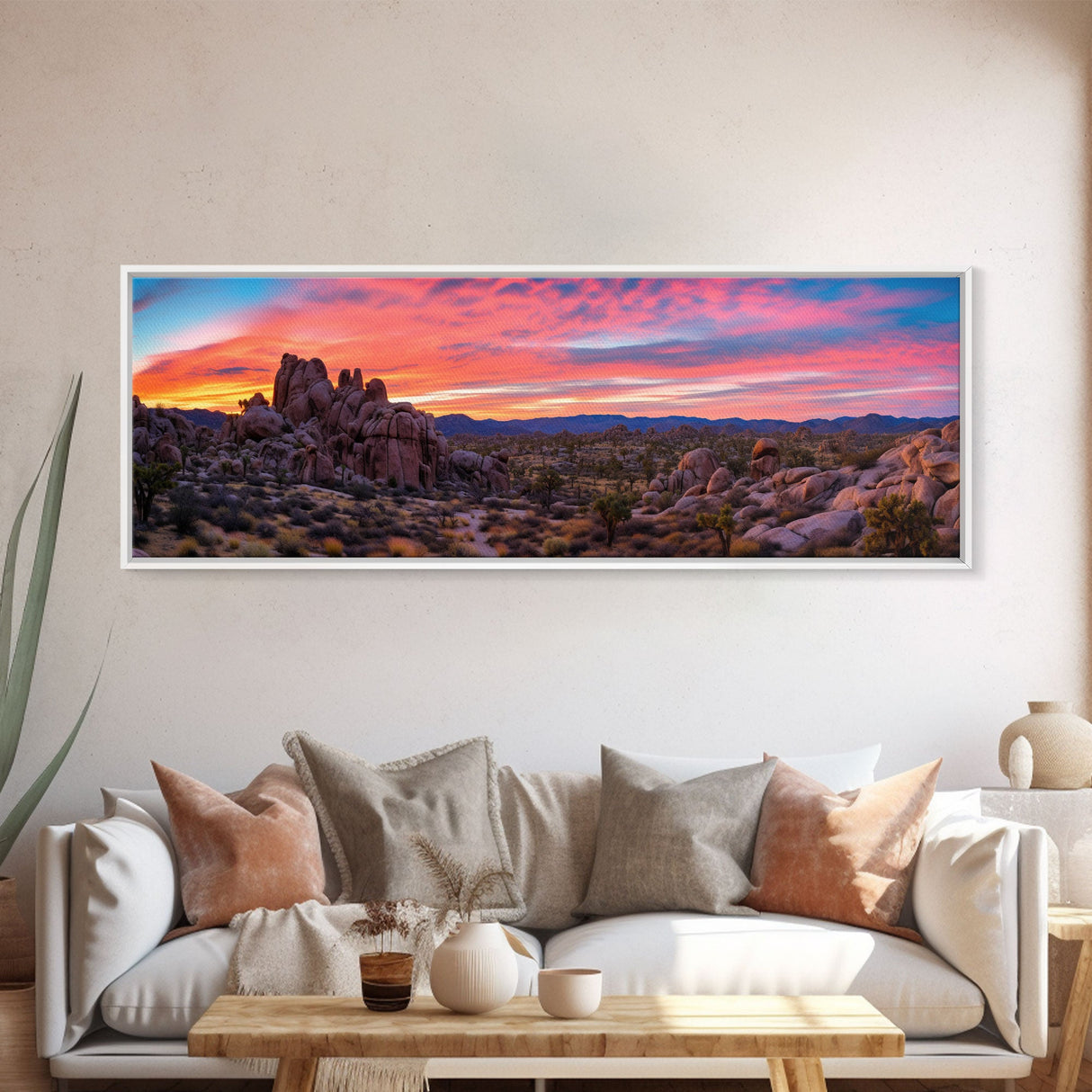 Panoramic Print of Joshua Tree National Park, Extra Large Wall Art, Panoramic Wall Art, Panoramic Landscape Print, Landscape Photography