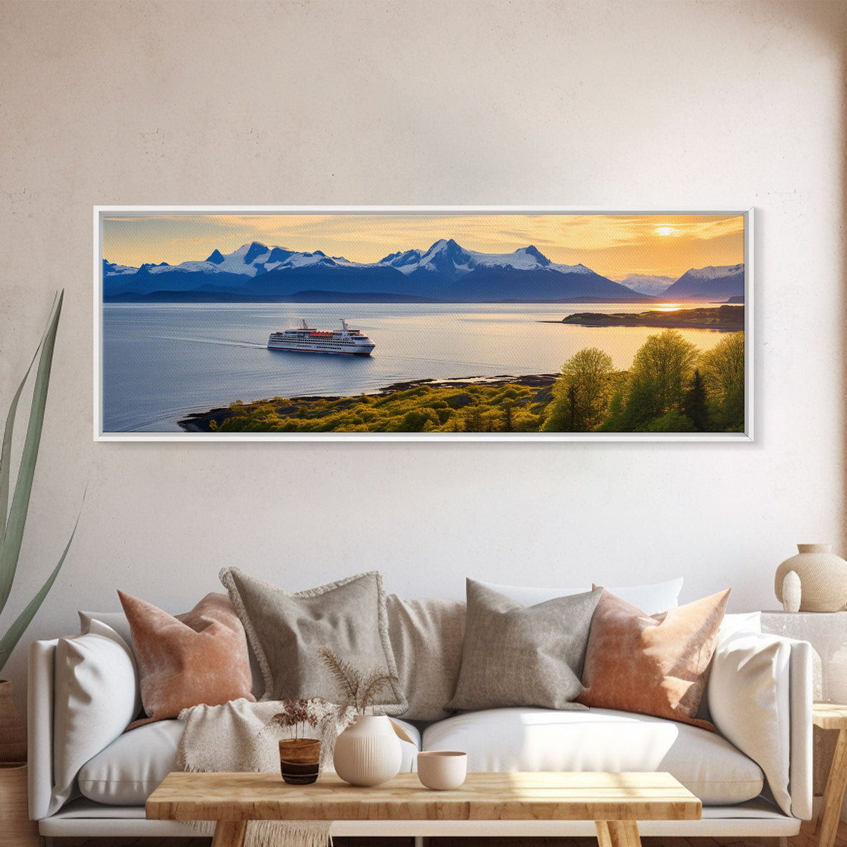 Panoramic Print of Katmai National Park, Extra Large Wall Art, Panoramic Wall Art, Panoramic Landscape Print, Landscape Photography