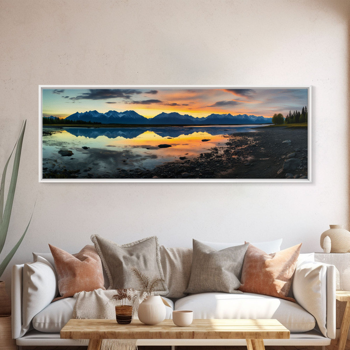 Panoramic Print of Lake Clark National Park, Extra Large Wall Art, Panoramic Wall Art, Panoramic Landscape Print, Landscape Photography