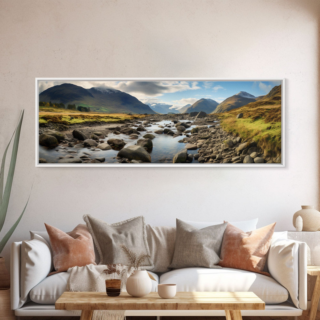 Panoramic Print of Lake District United Kingdom, Extra Large Wall Art, Panoramic Wall Art, Panoramic Landscape Print, Landscape Photography