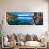 Panoramic Print of Lake Tahoe California, Extra Large Wall Art, Panoramic Wall Art, Panoramic Landscape Print, Landscape Photography