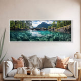 Panoramic Print of Mendenhall Glacier Extra Large Wall Art, Panoramic Wall Art, Panoramic Landscape Print, Landscape Photography