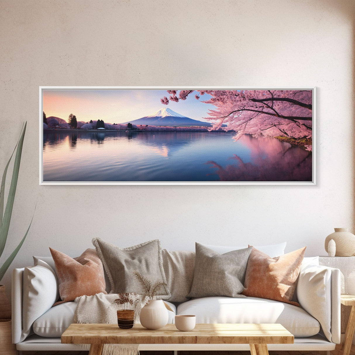 Panoramic Print of Mount Fuji Japan Extra Large Wall Art, Panoramic Wall Art, Panoramic Landscape Print, Landscape Photography