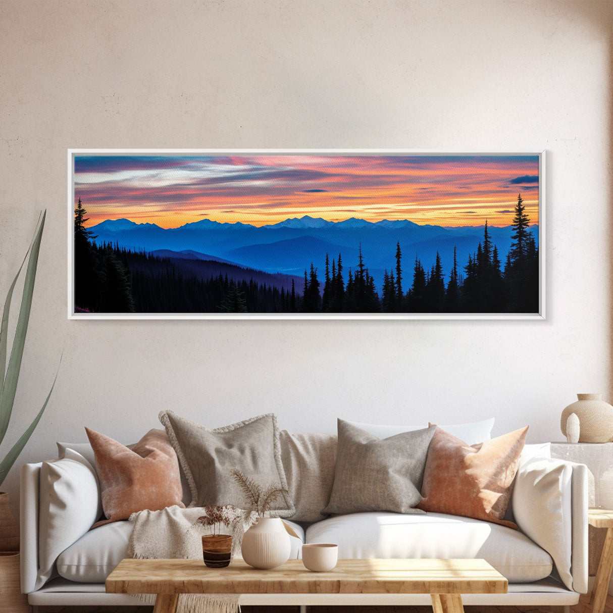 Panoramic Print of Olympic National Park Extra Large Wall Art, Panoramic Wall Art, Panoramic Landscape Print, Landscape Photography