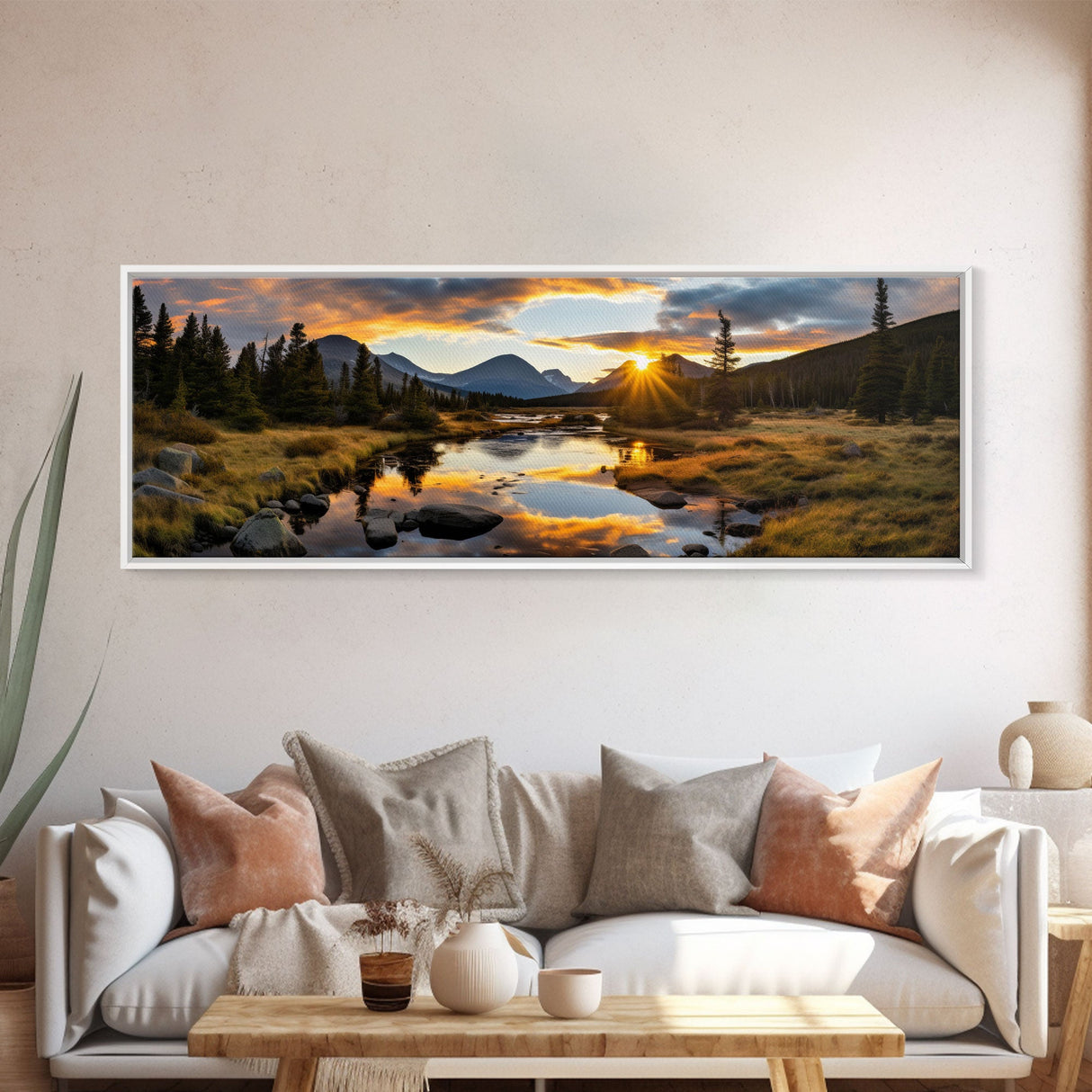 Panoramic Print of Rocky Mountain National Park Extra Large Wall Art, Panoramic Wall Art, Panoramic Landscape Print, Landscape Photography