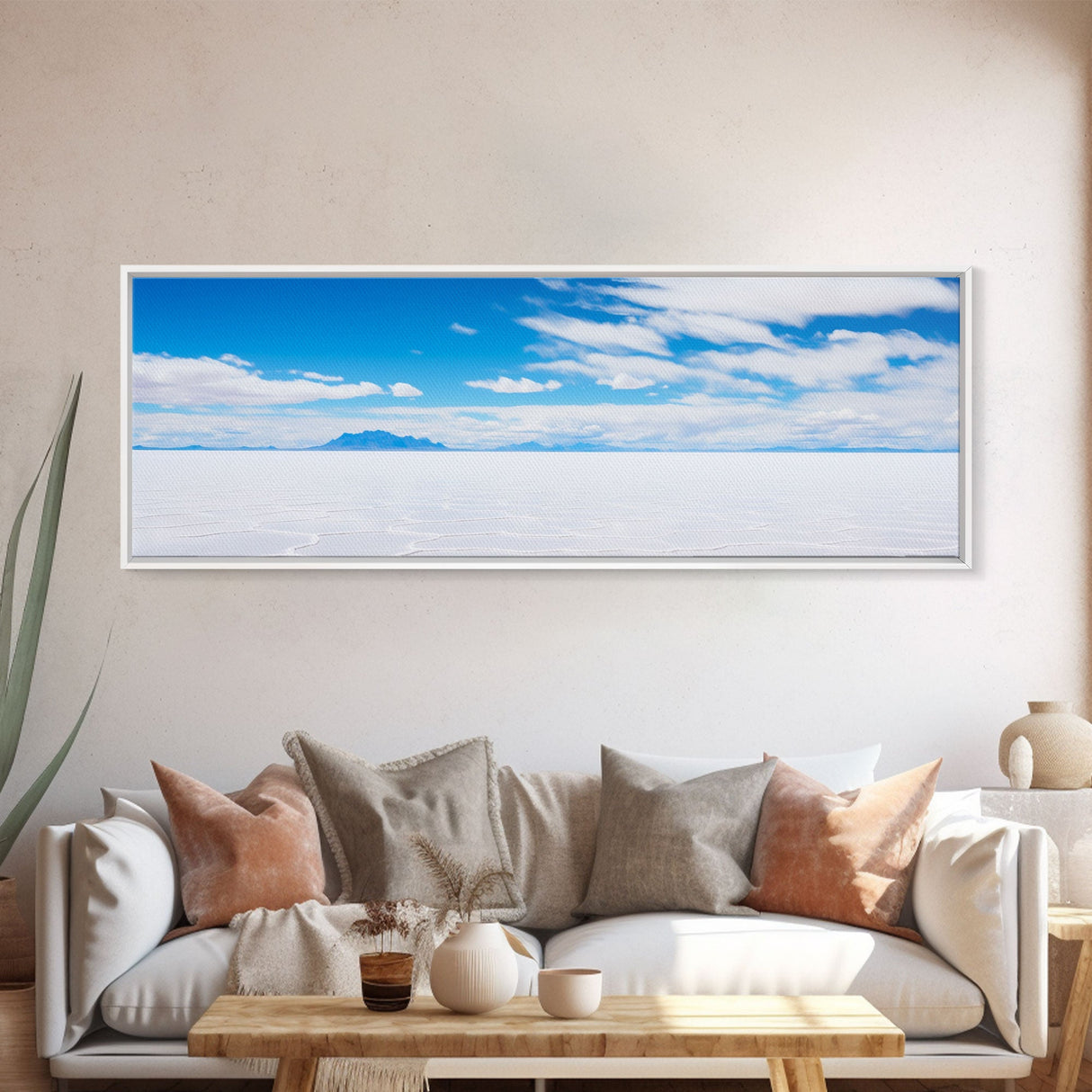 Panoramic Print of Salarde Uyuni Bolivia Salt Flats Extra Large Wall Art Panoramic Wall Art Panoramic Landscape Print, Landscape Photography