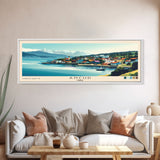 Ancud, Chile Panoramic Print, Vacation Gift, Chile Wall Art, Beach Painting, Beach Decor, Large Wall Art, Wood Frame Art