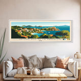 Archipelago of La Maddalena, Italy Panoramic Print, Vacation Gift, Italy Wall Art, Vacation Wall Art, Vacatation Memories, Beach Decor, Beach Or Lakehouse Art