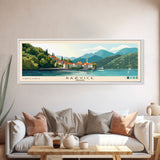 Bačvice, Croatia Panoramic Print, Vacation Gift, Croatia Wall Art, Beach Painting, Beach Decor, Beach Or Lakehouse Art