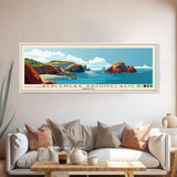 Berlengas Archipelago, Portugal Panoramic Print, Vacation Gift, Portugal Wall Art, Beach Painting, Beach Decor, Beach Or Lakehouse Art