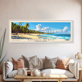 Bávaro Beach, Dominican Republic Panoramic Beach Print, Vacation Gift, Dominican Republic Wall Art, Beach Painting, Beach Decor, Beach Painting